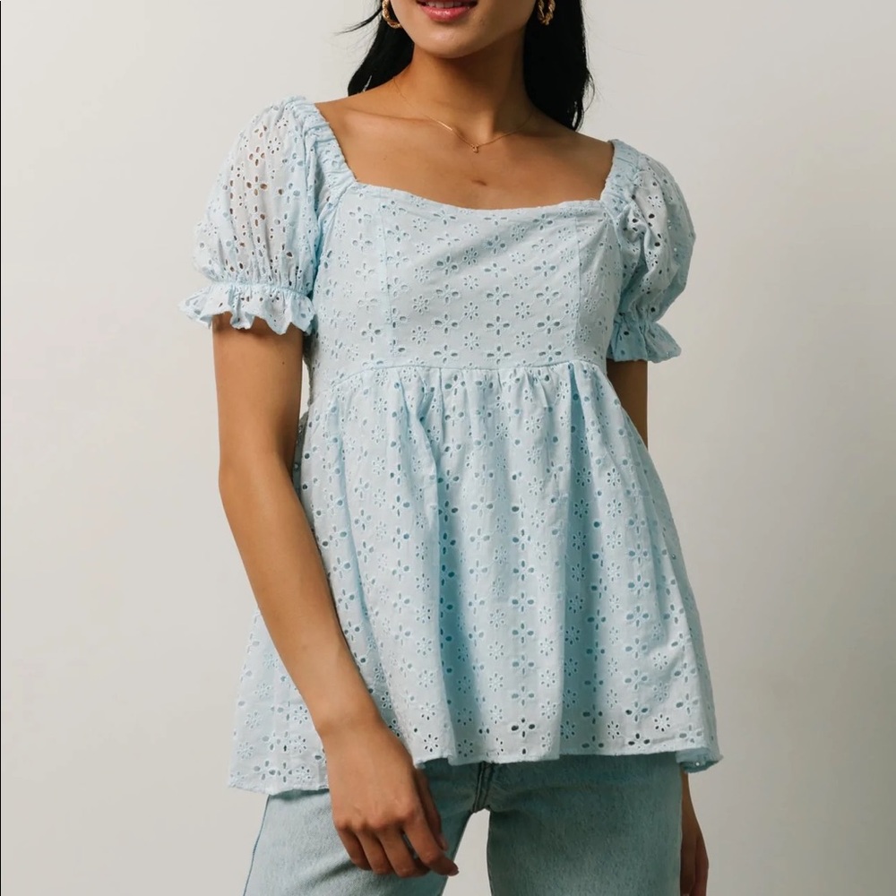 NWT Lauren Babydoll Top